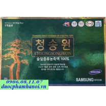 Tinh Dầu Thông Đỏ Samsung Cheongsongwon Hộp Xanh 180 Viên Hàn Quốc