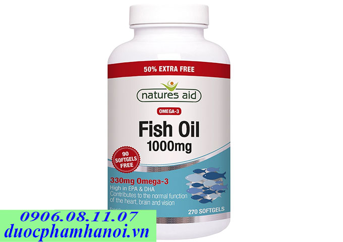 Natures aid omega 3 fish oil 1000mg 