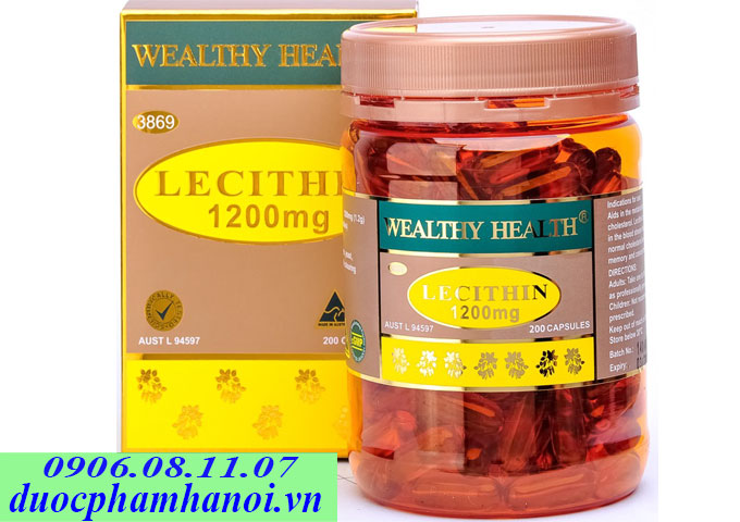 lecithin wealthy healthy 1200mg 