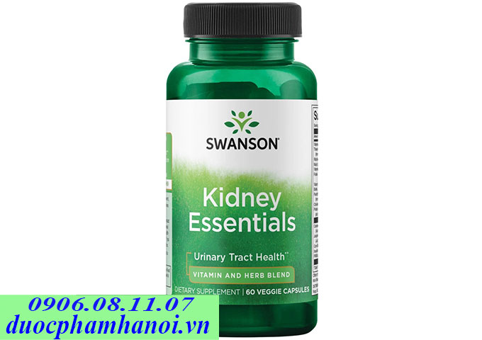 Swanson Kidney Essentials 60 viên của Mỹ