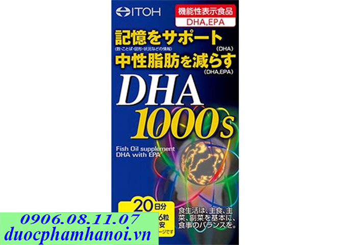bổ não DHA 1000 Itoh của Nhật