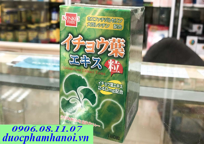 Ginkgo leaf extract tablet 180 viên