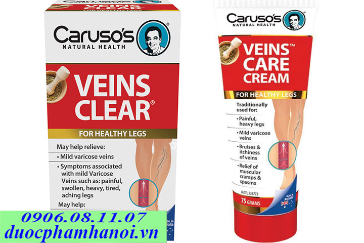 Carusos veins clear