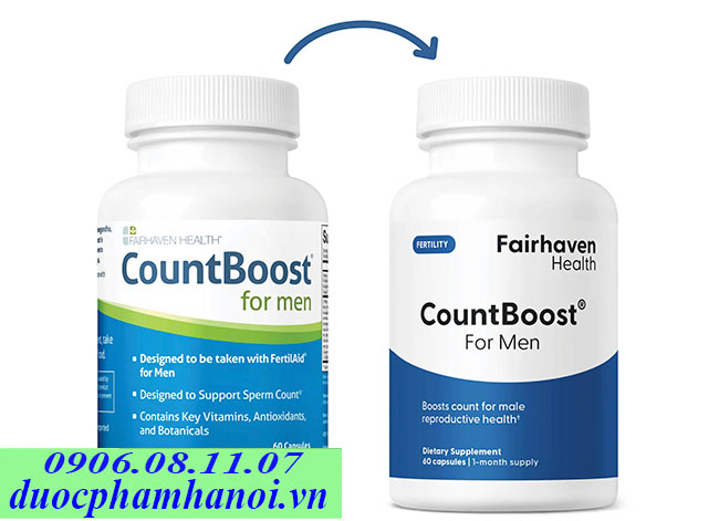 CountBoost For Men 60 viên của Mỹ
