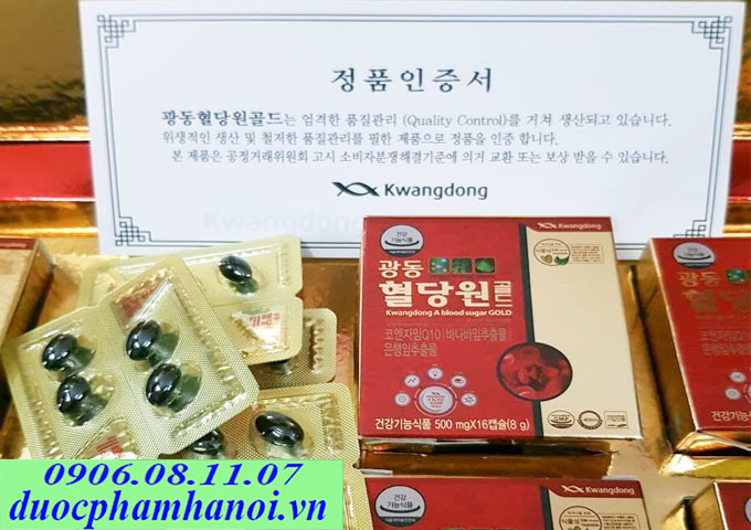 Kwangdong a blood sugar gold