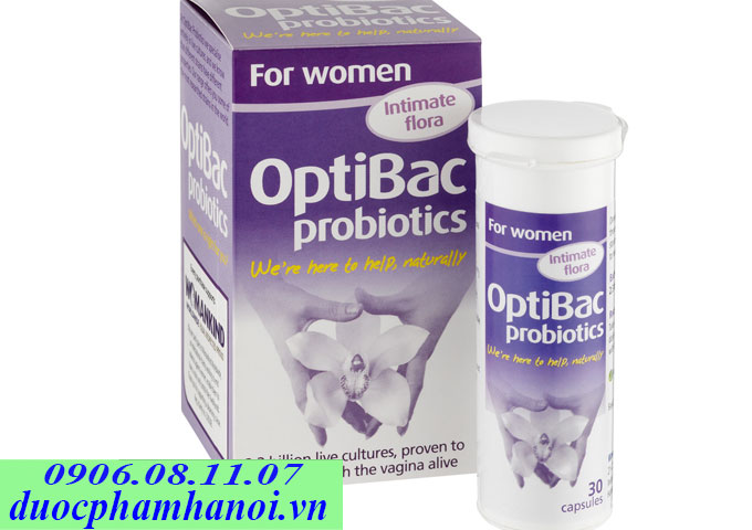 Men vi sinh trị âm đạo optibac probiotics