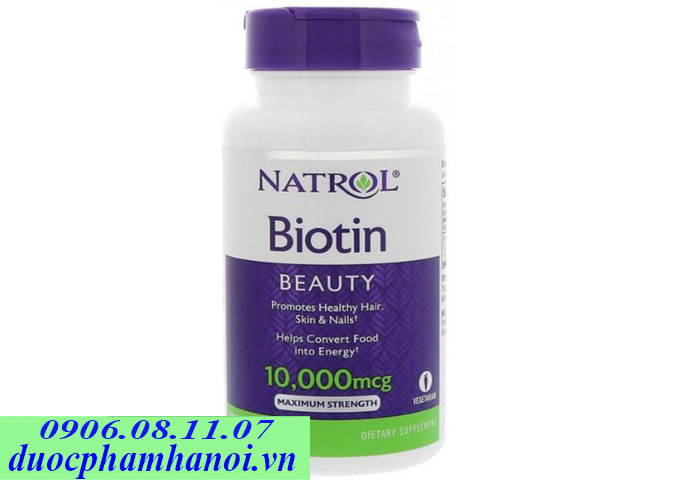 Natrol biotin 10000mcg 100 vien cua my