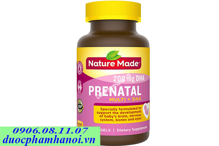 Nature made prenatal multi dha