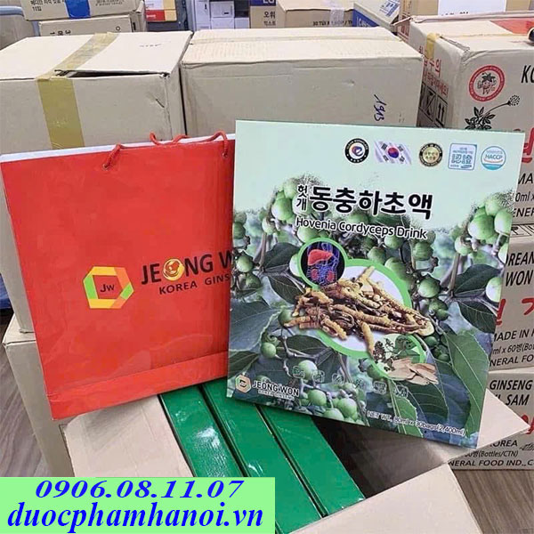 nước bổ gan đông trùng hạ thảo