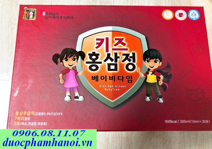 Hồng sâm baby Sanga Hàn Quốc hộp 30 gói