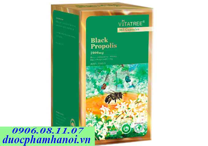 Sữa ong chúa đen Vitatree propolis 2000mg 365 viên