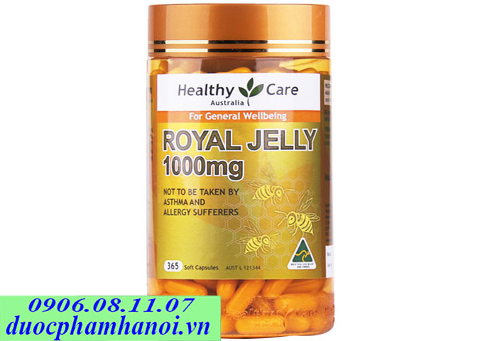 sữa ong chúa healthy care royal jelly 1000mg