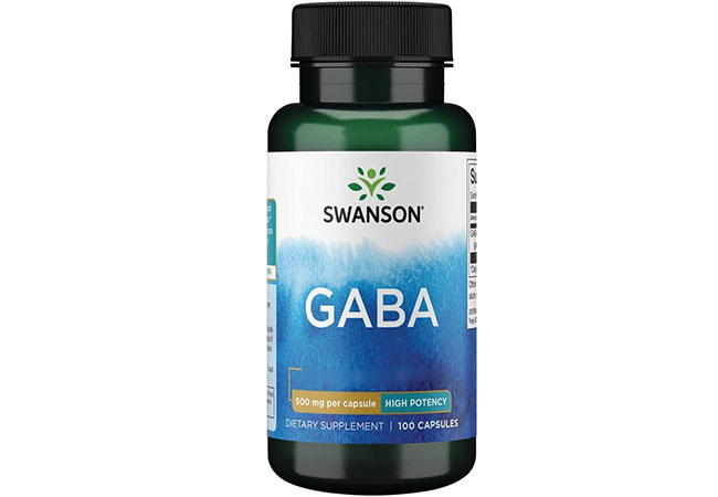 Thuốc Gaba 500mG Swanson 100 Viên Chính Hãng Của Mỹ