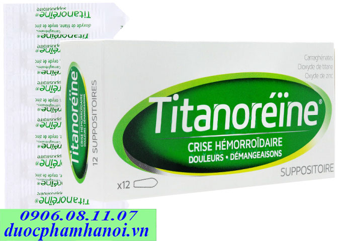 thuốc đặt trĩ titanoreine