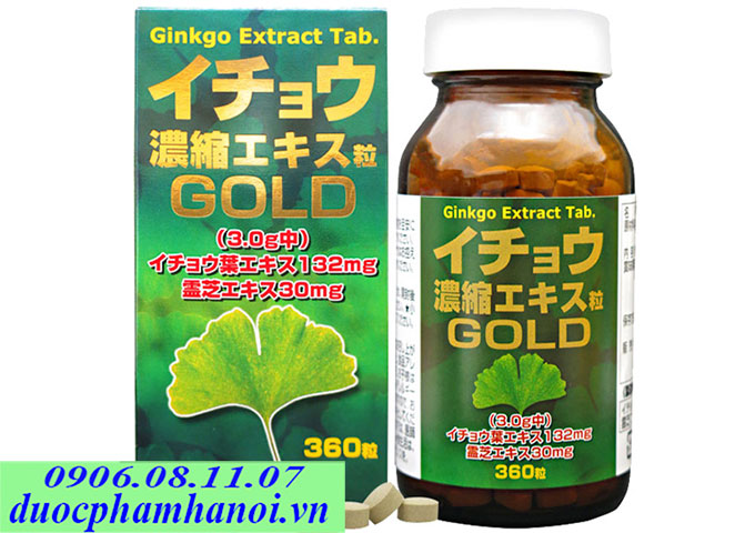 Ginkgo extract tab gold