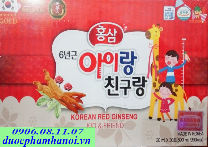 Korean red ginseng kid & friend