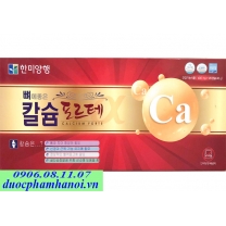 Calcium forte hộp đỏ 120 viên bổ sung canxi của Hàn Quốc