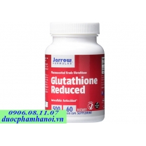 Thuốc jarrow formulas glutathione reduced 500mg 60 viên