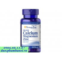 Thuốc puritan’s pride chelated calcium magnesium zinc