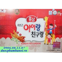 Hồng sâm trẻ em Korean red ginseng kid & friend Hàn Quốc