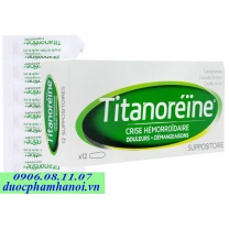 Viên Đặt Trĩ Titanoreine Hộp 12 Viên Chính Hãng Của Pháp