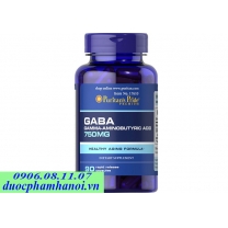 Thuốc Puritan’s Pride Gaba Gamma Aminobutyric Acid 750 Mg