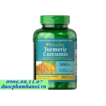 Thuốc puritan's pride turmeric curcumin 500 mg 180 viên