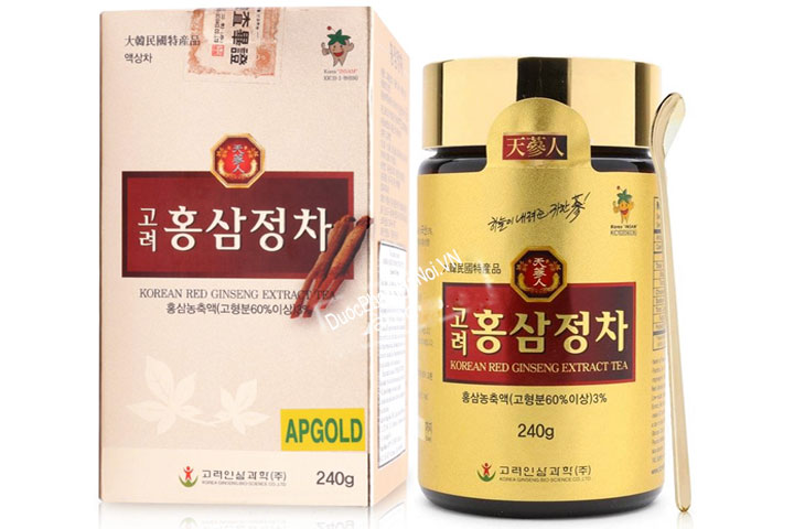 Cao Hồng Sâm 6 Năm Tuổi Bio Apgold Hộp 240Gr Của Hàn Quốc