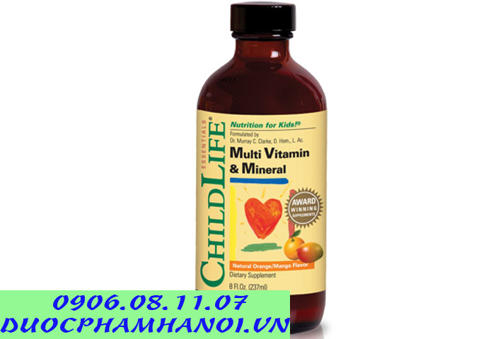 Childlife multi vitamin, childlife multi vitamin and mineral