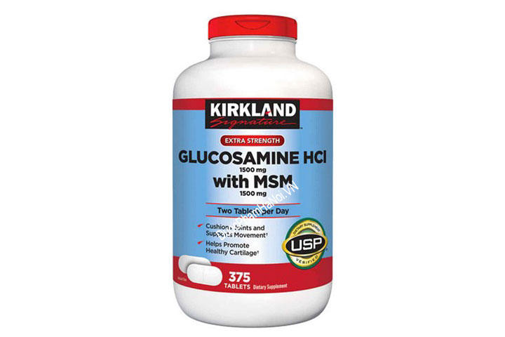 Kirkland Glucosamine HCL 1500Mg 375 Viên Của Mỹ