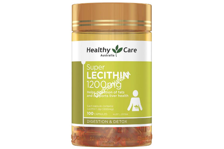 Tinh chất mầm đậu nành lecithin Healthy Care 1200mg 100 viên của Úc