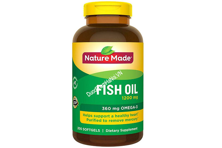 Dầu Cá Nature Made Omega 3 Fish Oil 1200mg Của Mỹ
