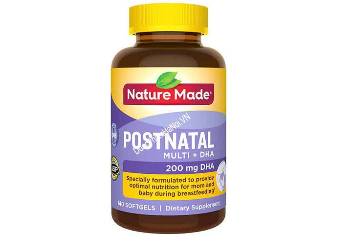 Nature Made Postnatal Multi 200Mg DHA 140 Viên Chính Hãng Mỹ