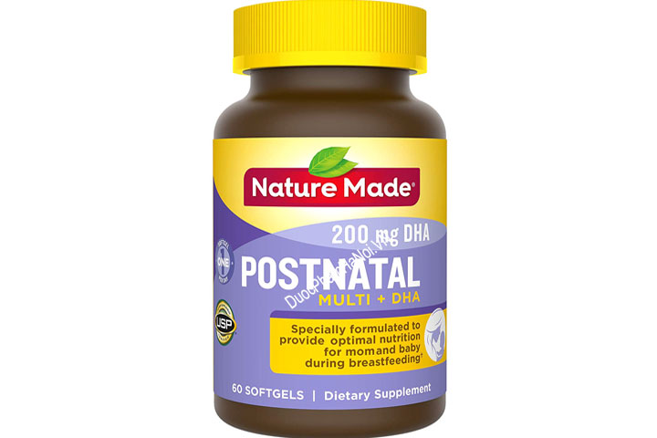Nature made postnatal multi dha thuốc bổ sau sinh