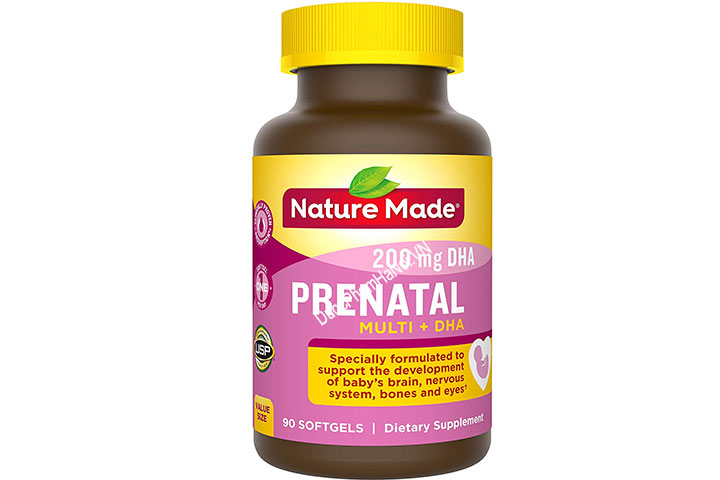 Thuốc bầu nature made prenatal multi + dha 90 viên