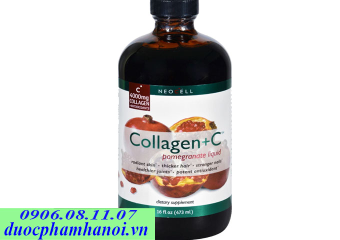 Neocell collagen c pomegranate liquid dạng nước lựu của Mỹ