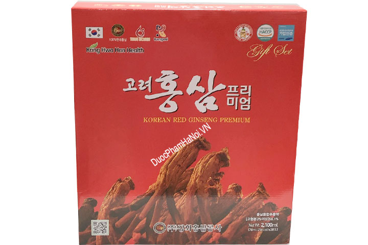 Nước Hồng Sâm Korean Red Ginseng Premium Hộp 30 Gói Hàn Quốc