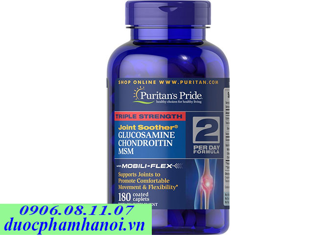 Puritan's pride glucosamine chondroitin msm 2 per day Mỹ