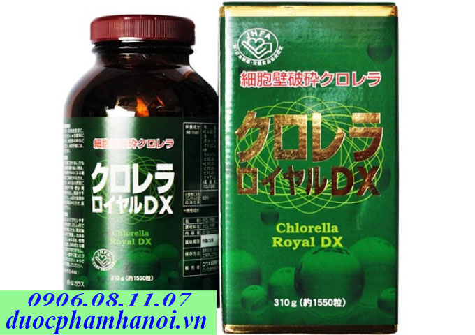 Tảo lục hoàng gia chlorella royal dx Nhật Bản 1550 viên