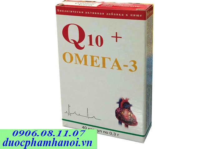 Thuốc bổ tim mạch Q10 omega3 chính hãng của Nga