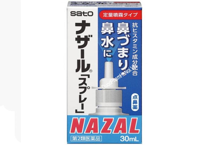 Thuốc Xịt Xoang Mũi Nazal Sato 30mL Của Nhật Bản
