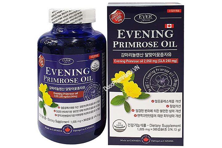 Tinh Dầu Hoa Anh Thảo Evening Primrose Oil 365 Viên Hàn Quốc